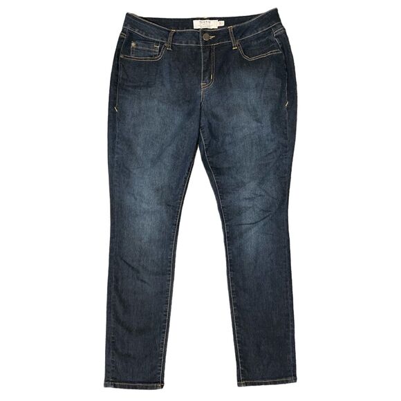 Torrid Curvy Skinny Jean Stretch Dark Wash Denim Jeans Women's 10S Short - Picture 2 of 6